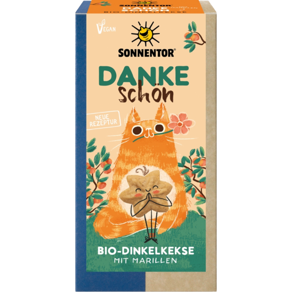 Sonnentor Bio Dankeschön Kekse 125 g, Packung