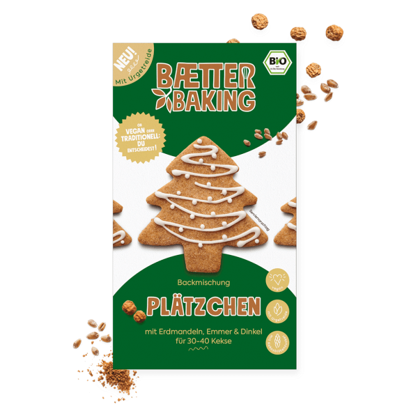 baetter Bio Plätzchen Backmischung