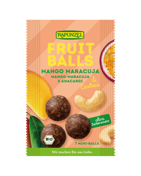 Rapunzel Bio Fruit-Balls Mango-Maracuja &amp; Cashew