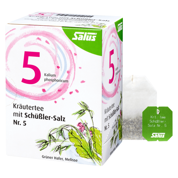 Salus Kräutertee mit Schüßler-Salz Nr. 5 MHD 31.10.2023
