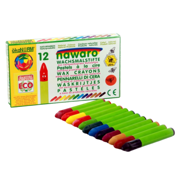 ökoNORM Wachskreide nawaro, Kartonetui - 6 Farben