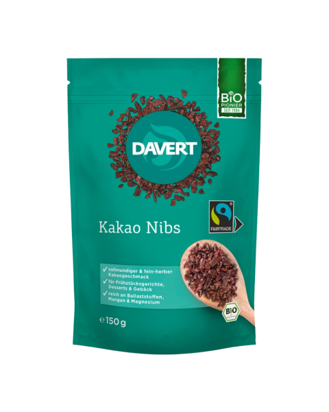 Davert Bio Kakao Nibs Fairtrade 150g