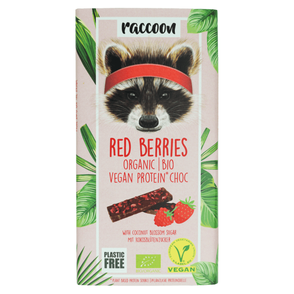 raccoon Bio Protein Choc Red Berries