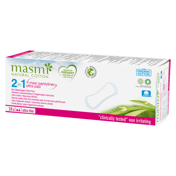 Masmi Organic Care Bio Slipeinlagen Maxi extra lang