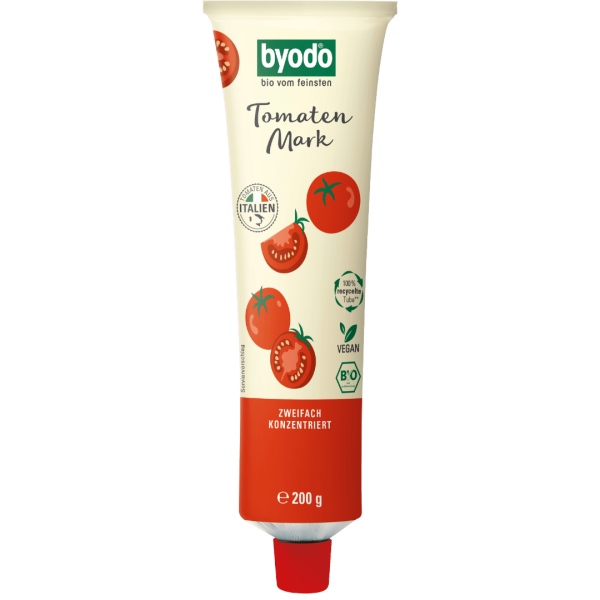 byodo Bio Tomatenmark Doppelfrucht, in der Tube