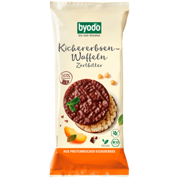 byodo Bio Kichererbsen-Waffeln Zartbitter