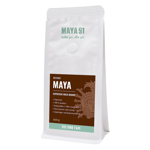 Maya Kaffee Bio Espresso Ganze Bohne