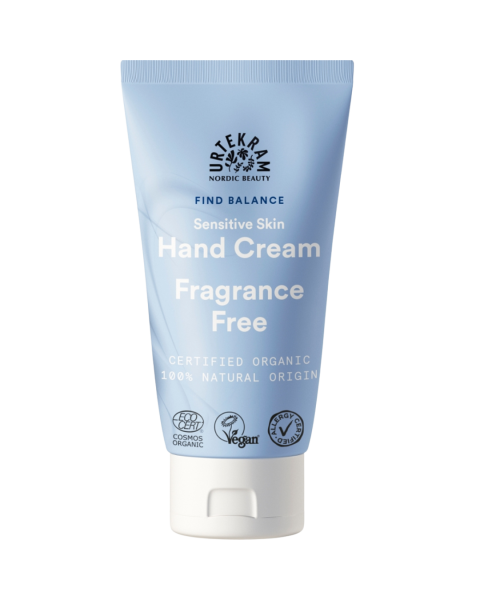 Urtekram Fragrance Free Sensitive Skin Hand Cream, 75 ml