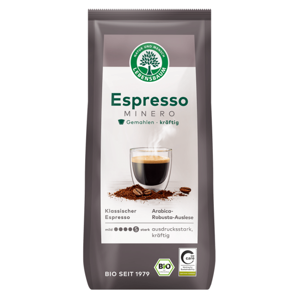 Lebensbaum Bio Minero Espresso, gemahlen
