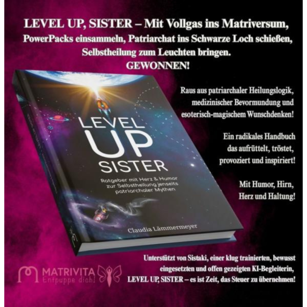 EngelALM Buch &quot;LEVEL UP, SISTER&quot;