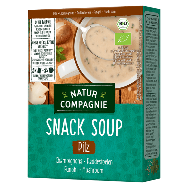 Natur Compagnie Bio Snack Soup Pilz