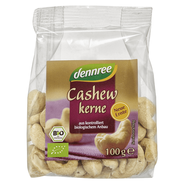 dennree Bio Cashewkerne, ganz