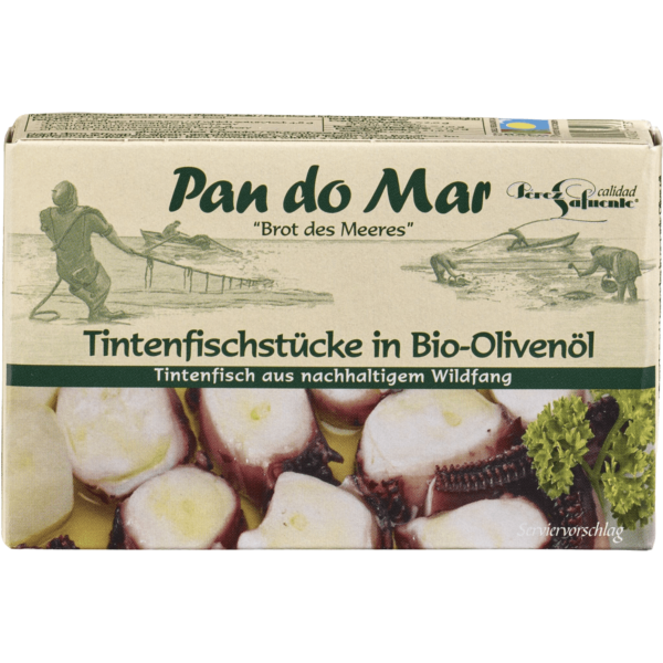 Pan do Mar Tintenfischstücke in Olivenöl