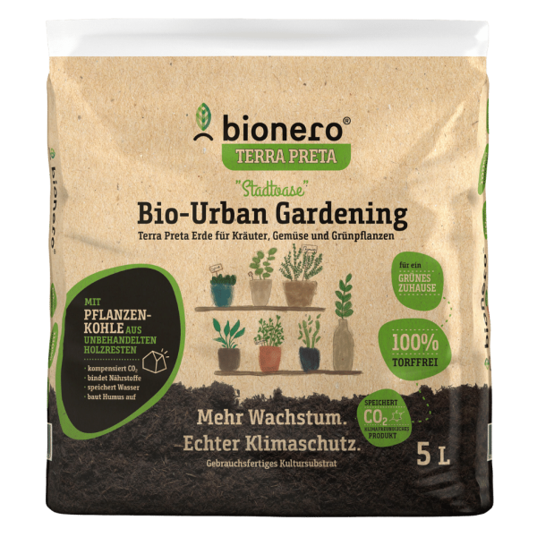 bionero  Terra Preta Erde Bio-Urban Gardening