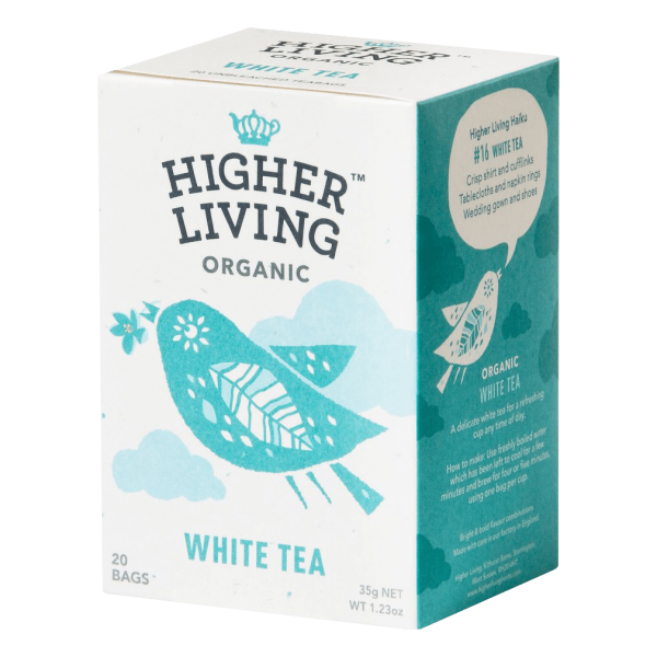Higher Living Bio White Tea 20 Beutel