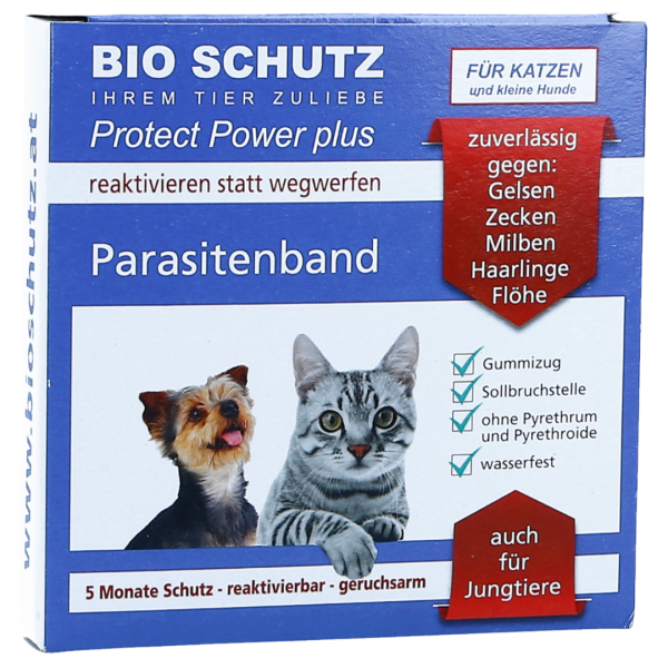 BIO SCHUTZ Parasitenband für Katzen und kleine Hunde