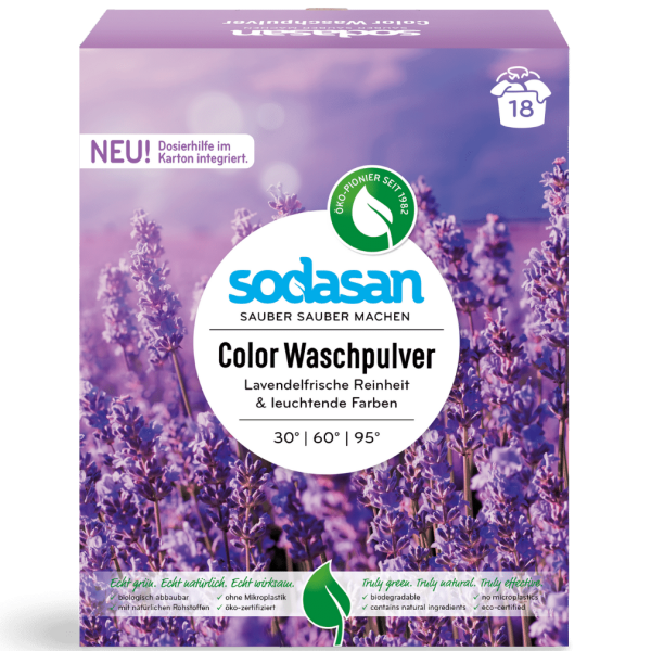 Sodasan Color Waschpulver Lavendel