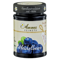Annes Feinste Bio Heidelbeer Konfitüre Annes Feinste Bio Heidelbeer Konfitüre