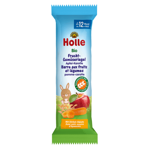 Holle Bio Frucht-Gemüseriegel Apfel-Karotte