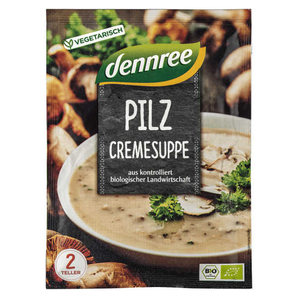 dennree Bio Pilz Cremesuppe