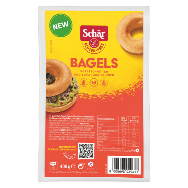 Schär Bagels, 4 Stück