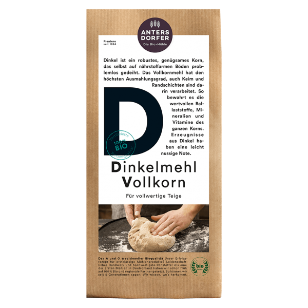 Antersdorfer Bio Dinkelmehl Vollkorn