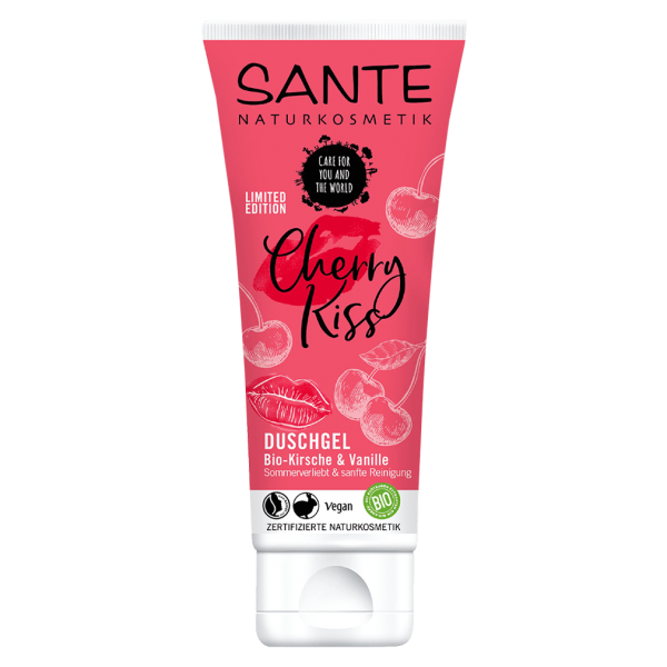 Sante Naturkosmetik Cherry Kiss Duschgel Bio-Kirsche &amp; Vanille