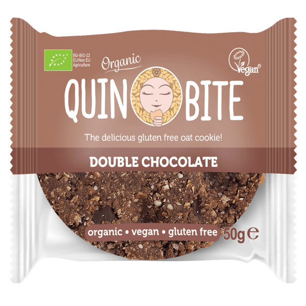 Quin Bite Bio Cookie Double Chocolate MHD 12.03.2024