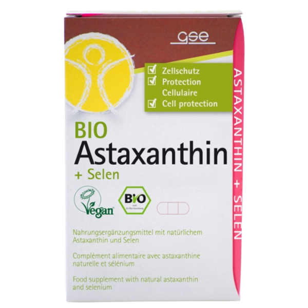 GSE Astaxanthin + Selen Kapseln