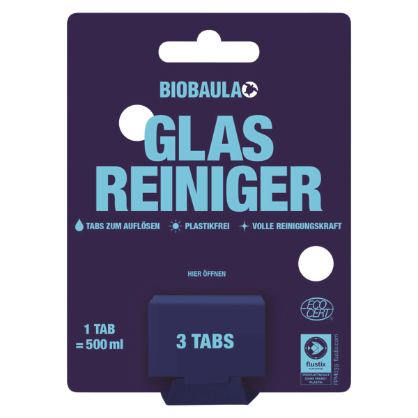 BIOBAULA Glasreiniger, Tabs