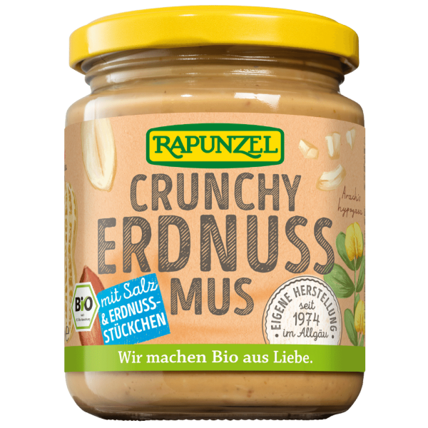 Rapunzel Bio Erdnussmus Crunchy mit Salz