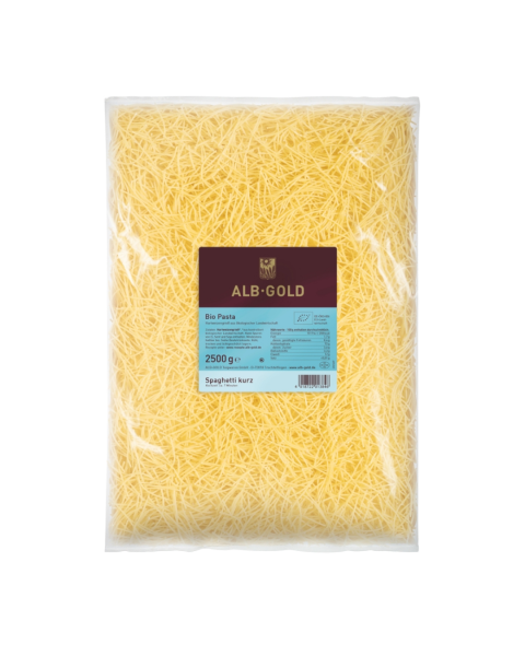 Alb-Gold Alb-Gold Bio Hartweizen Spaghetti kurz, 2,5kg