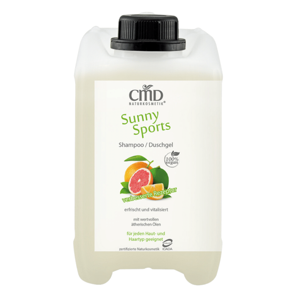 CMD Naturkosmetik Shampoo/Duschgel Sunny Sports 2,5 Liter Großgebinde