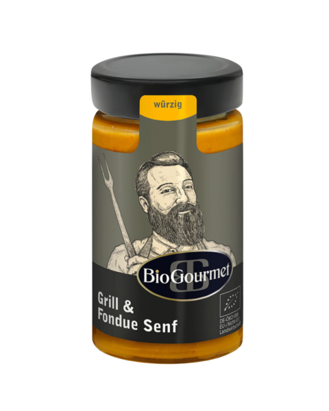 BioGourmet Bio Grill &amp; Fondue Senf, 200ml
