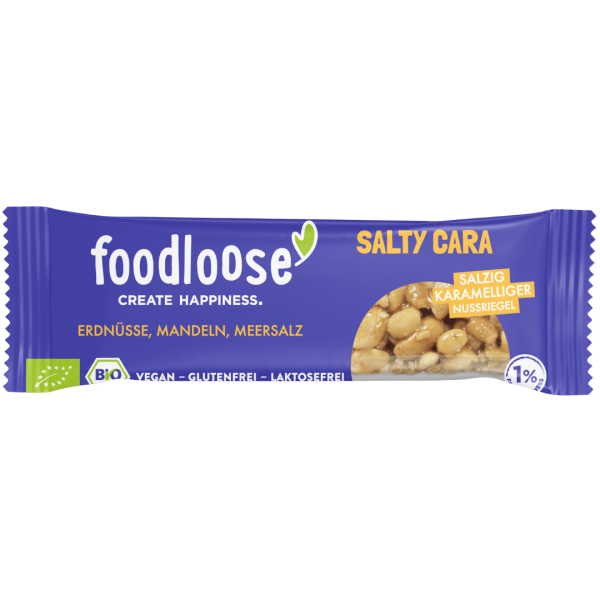 foodloose Bio Nussriegel Salty Cara