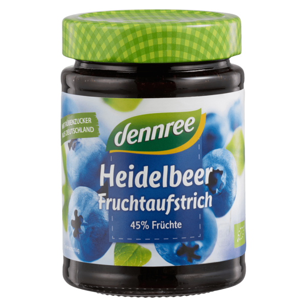 dennree Bio Fruchtaufstrich Heidelbeere