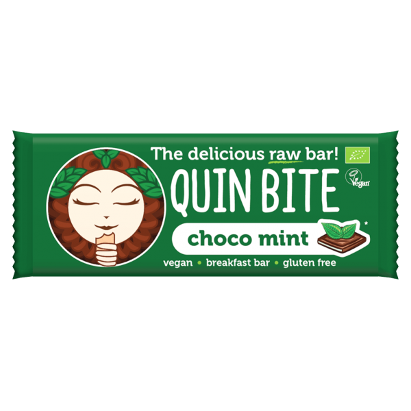 Quin Bite Bio Schoko-Minze Rohkost Riegel