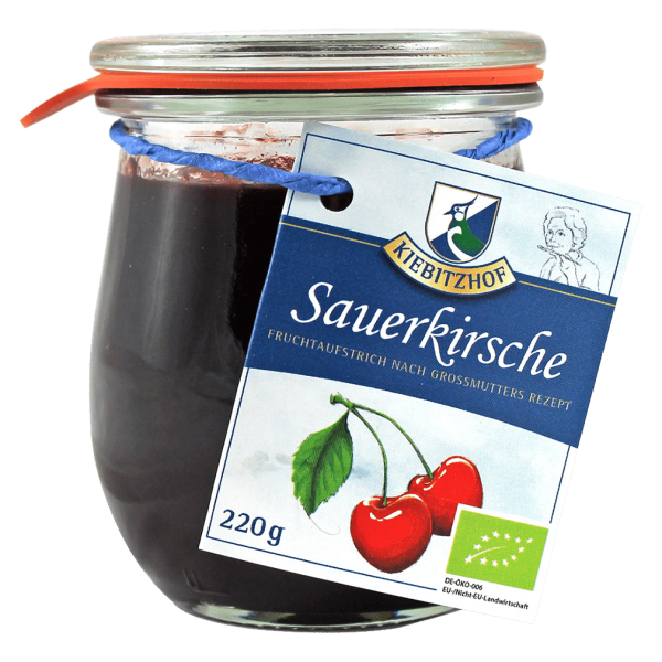 Kiebitzhof Bio Sauerkirsche Fruchtaufstrich