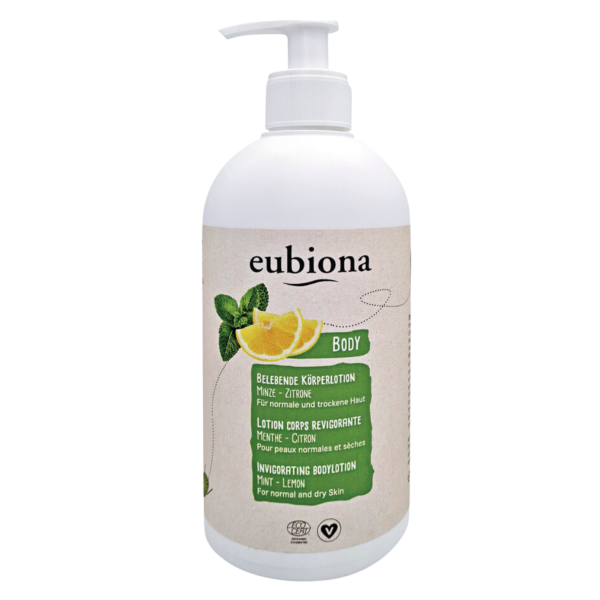 Eubiona Belebende Körperlotion Minze-Zitrone, 500ml