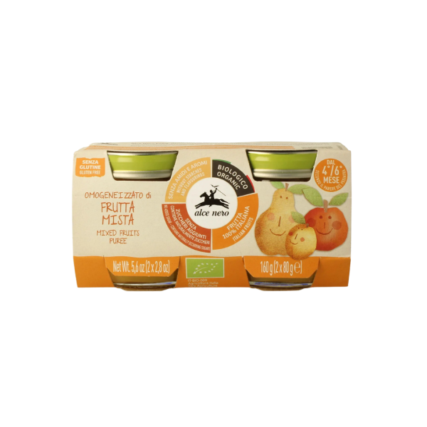 Alce Nero Bio Fruchtmus gemischt Baby Food