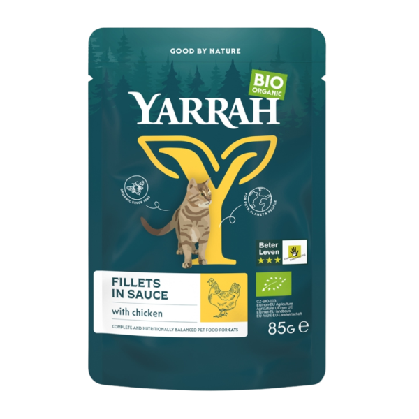 Yarrah Bio Katzen Pouch Filets Huhn in Soße