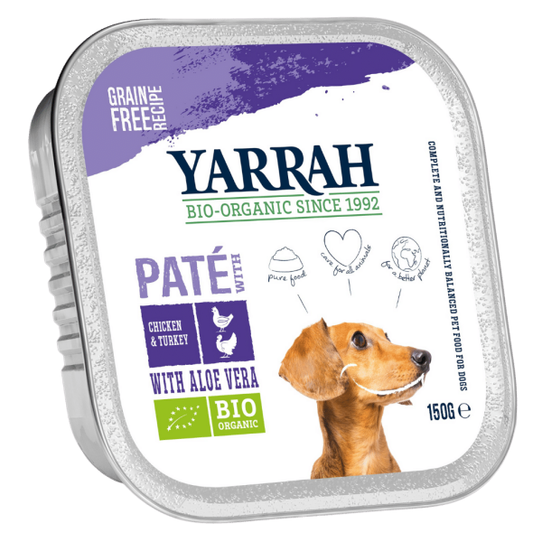 Yarrah Bio Hundefutter Paté Huhn &amp; Truth