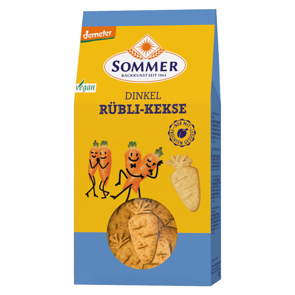 Sommer Bio Dinkel Rübli Kekse