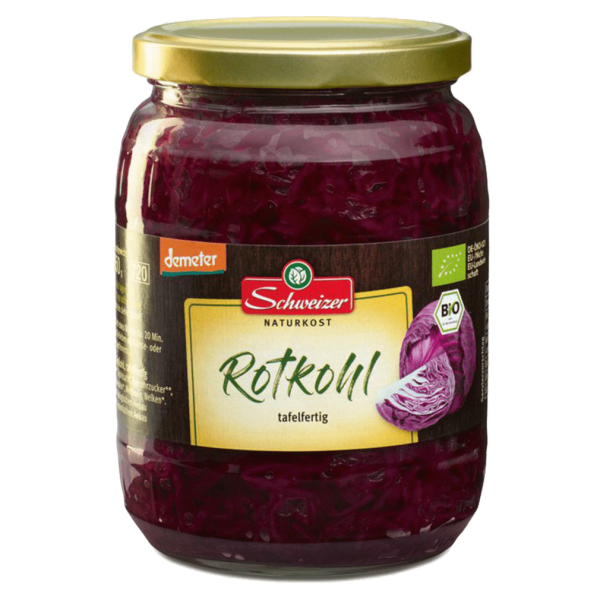 Schweizer Bio Rotkohl tafelfertig