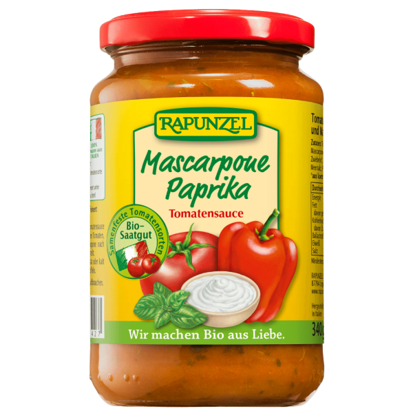 Rapunzel Bio Tomatensauce Mascarpone Paprika