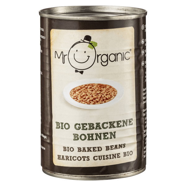 Mr Organic Bio Gebackene Bohnen