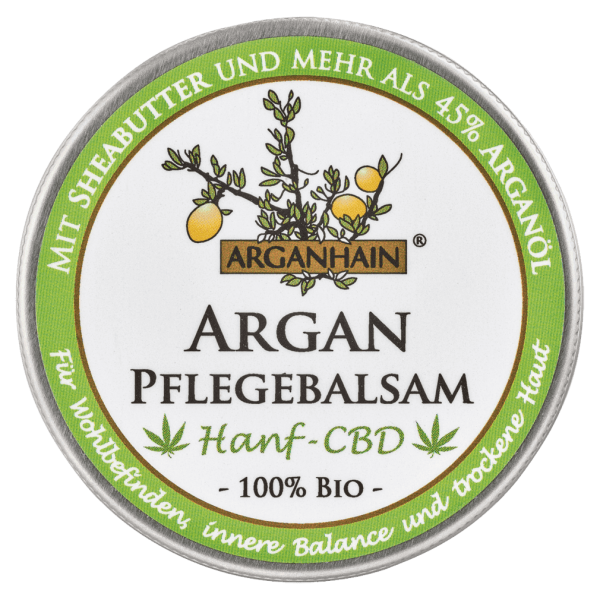 Arganhain Bio Argan Pflegebalsam Hanf CBD