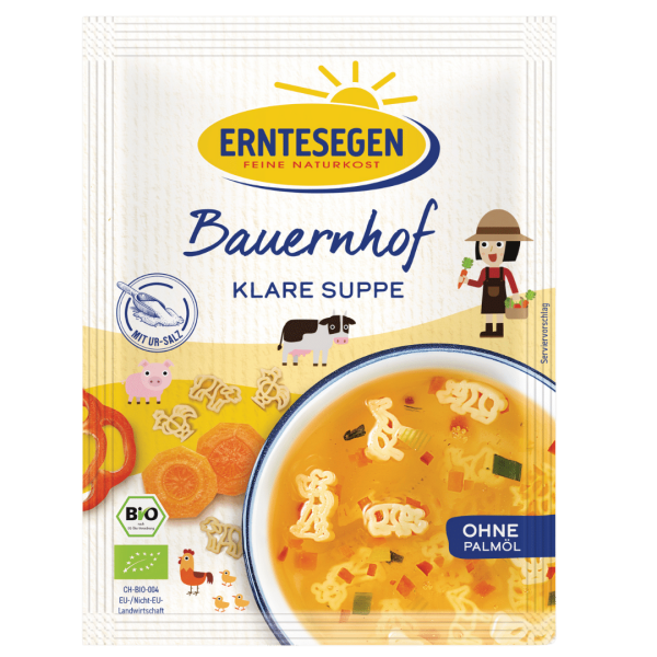 Erntesegen Bio Bauernhof Klare Suppe