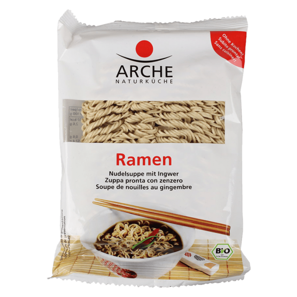 Arche Naturküche Ramen Japanische Nudelsuppe mit Ingwer