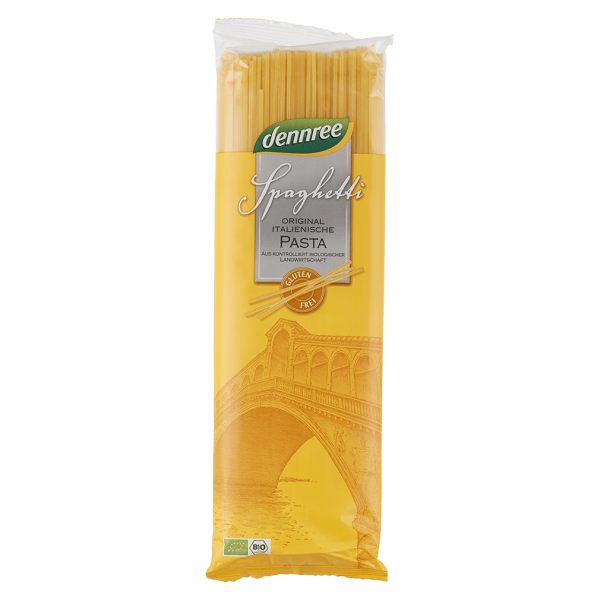 dennree Bio Spaghetti aus Mais- und Reismehl, glutenfrei